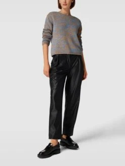 Marc O'Polo Strickpullover Mit U-Boot-Ausschnitt - Royalblau