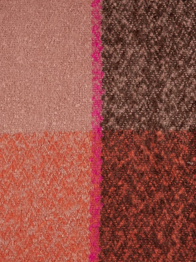 Fraas Schal Mit Karomuster - Orange 5 Fraas Schal Mit Karomuster - Orange – Bild 3