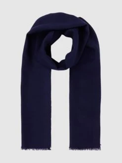 Fraas Schal Aus Wolle - Dunkelblau
