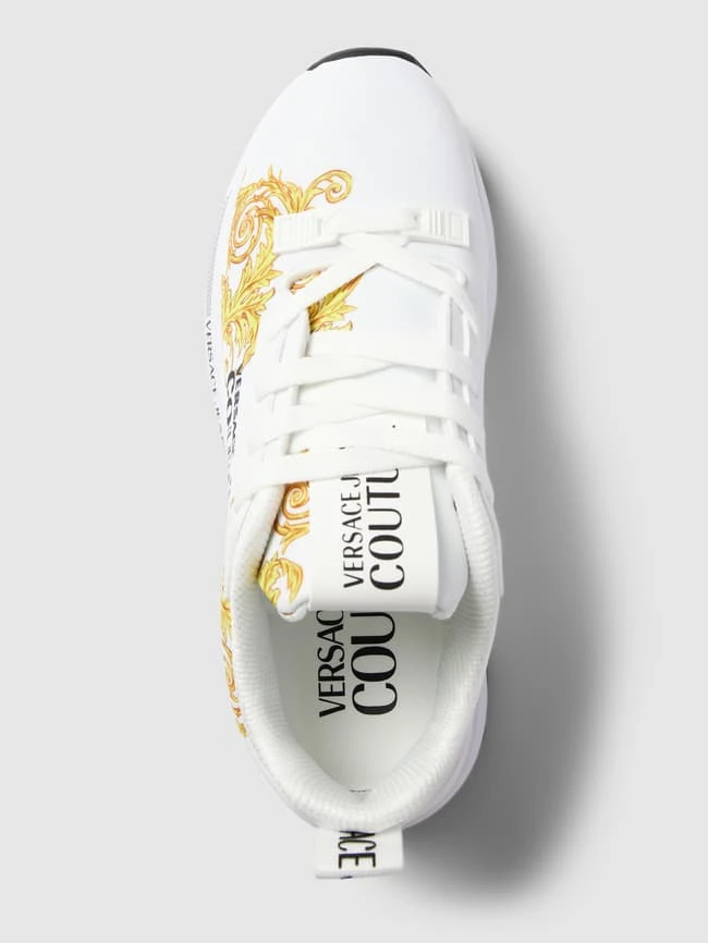Versace Jeans Couture Sneaker Mit Label-Print Modell 'FONDO' - Weiß 5 Versace Jeans Couture Sneaker Mit Label-Print Modell 'FONDO' - Weiß – Bild 3