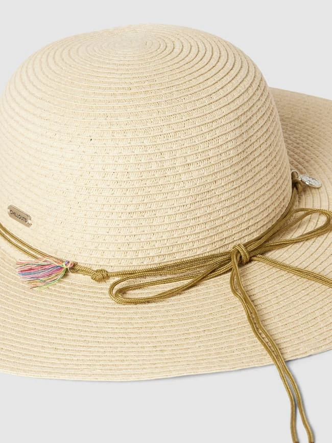 Chillouts Strohhut Mit Label-Detail Modell 'Atlanta' - Beige 4 Chillouts Strohhut Mit Label-Detail Modell 'Atlanta' - Beige – Bild 2