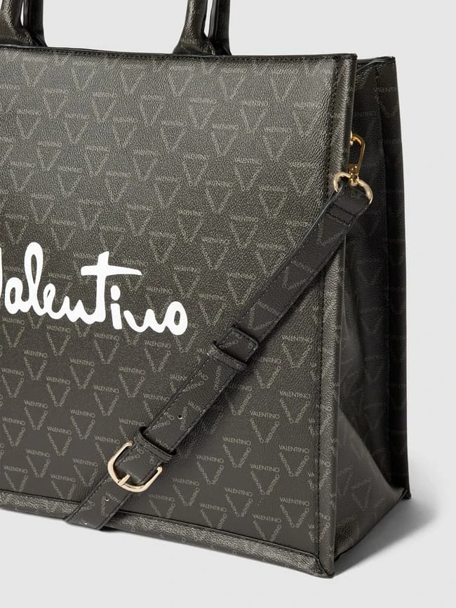 VALENTINO BAGS Shopper Mit Allover-Muster Modell 'SHORE LOGO' - Schwarz 4 VALENTINO BAGS Shopper Mit Allover-Muster Modell 'SHORE LOGO' - Schwarz – Bild 2