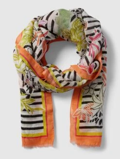 Marc Cain Schal Mit Allover-Muster - Apricot