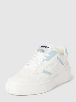 MoEa Sneaker Mit Label-Details - Weiß