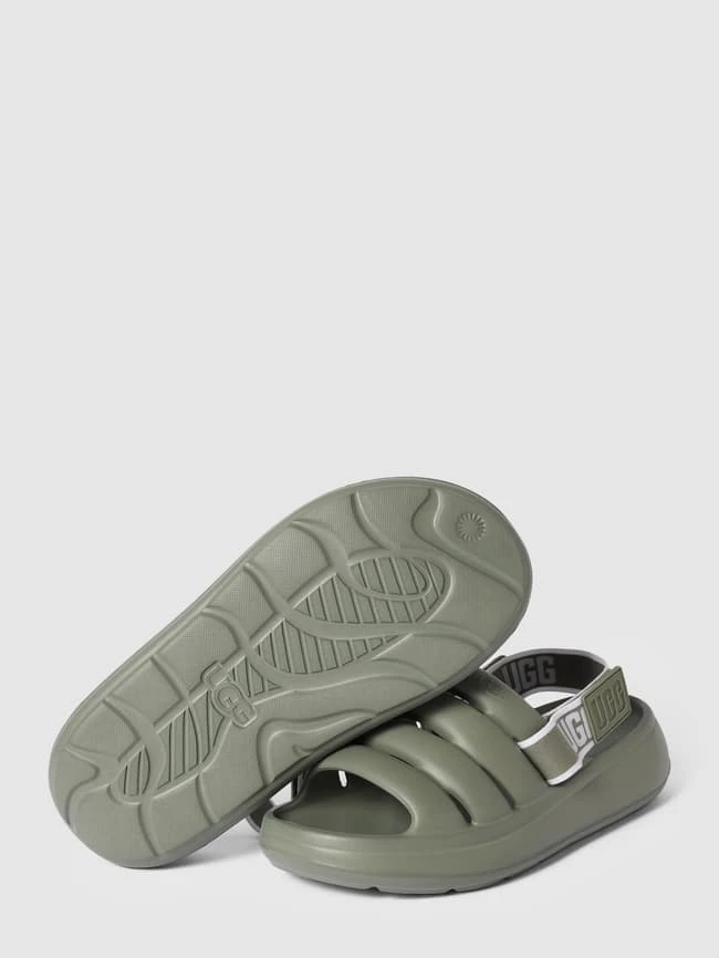 UGG Sandalen Mit Label-Details Modell 'FLUFF YEAH' - Olivgrün 6 UGG Sandalen Mit Label-Details Modell 'FLUFF YEAH' - Olivgrün – Bild 4