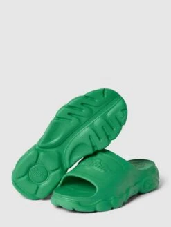 Buffalo Slides Mit Label-Prägung - Grün -Damenbekleidungsgeschäft 64o54jpi65ajigq5ah5kui268gp4kj2j95532dq374s4cj2m9l35aeaf9d15ad248paked2b6h854h2jad3mac9h75i3gdhp6hgj8chkchj38e9o60qjgdhm6cp38e1icoqjico