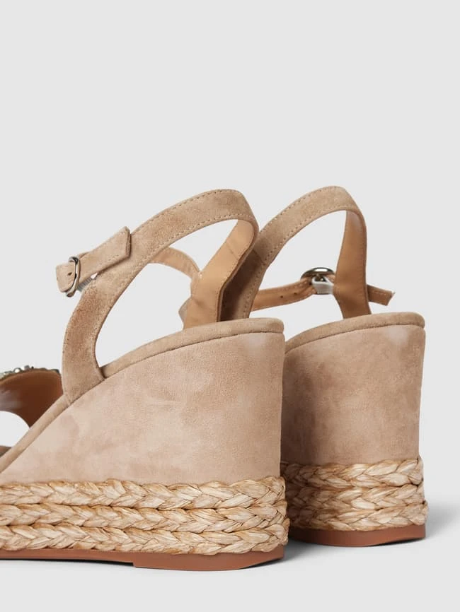 ALMA EN PENA Wedges Mit Ziersteinbesatz - Beige 4 ALMA EN PENA Wedges Mit Ziersteinbesatz - Beige – Bild 2