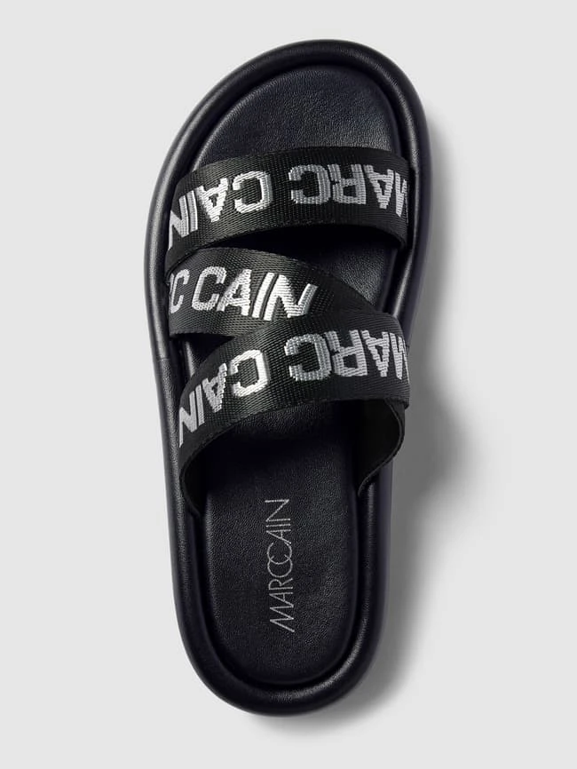 Marc Cain Bags & Shoes Pantoletten Mit Label-Details - Schwarz 6 Marc Cain Bags & Shoes Pantoletten Mit Label-Details - Schwarz – Bild 4