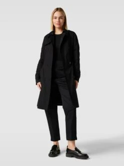 S.Oliver RED LABEL Trenchcoat Mit Umlegekragen - Schwarz