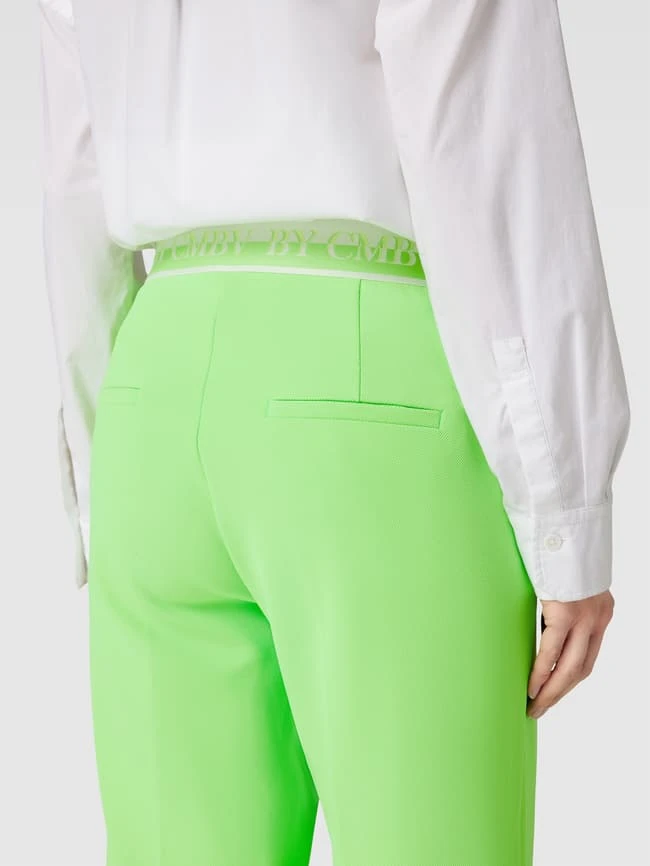 Cambio Stoffhose Mit Logo-Bund Modell 'Cameron' - Hellgrün 5 Cambio Stoffhose Mit Logo-Bund Modell 'Cameron' - Hellgrün – Bild 3