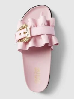 Versace Jeans Couture Slides Mit Plateau-Sohle Modell 'FONDO' - Hellrosa -Damenbekleidungsgeschäft 68sk2ji78p6k6hqe999kkdih9t3kqhil8go54l26apa44gpma5646iil84ol0hik6h2kqkhn9lb4cj2l6co66c366di30eb2ccoj4phkcgo3ee9j74sm6chg60rj0p9kc9im2e8