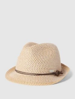 Chillouts Strohhut Mit Label-Detail Modell 'RIMINI' - Weiß