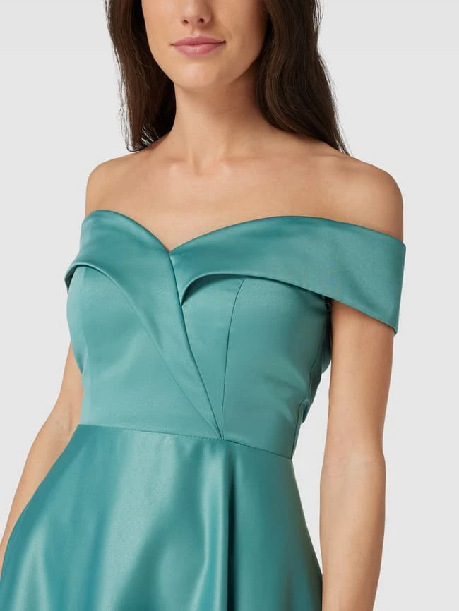 TROYDEN COLLECTION Knielanges Kleid Mit Herz-Ausschnitt - Mint 5 TROYDEN COLLECTION Knielanges Kleid Mit Herz-Ausschnitt - Mint – Bild 3