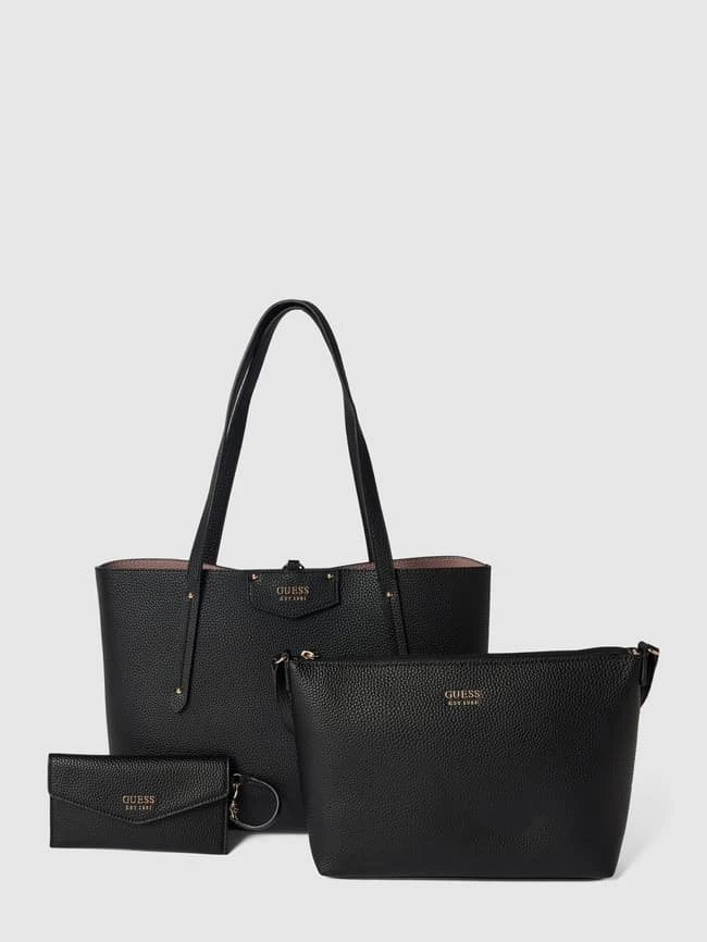 Guess Tote Bag Mit Herausnehmbaren Innentaschen - Schwarz 4 Guess Tote Bag Mit Herausnehmbaren Innentaschen - Schwarz – Bild 2