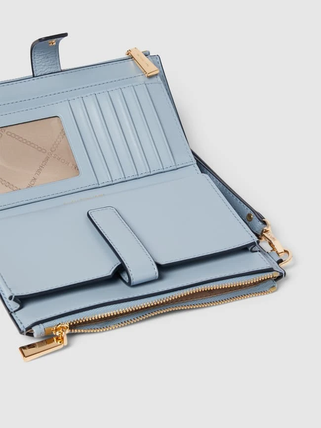 MICHAEL Michael Kors Portemonnaie Mit Label-Applikation - Hellblau 5 MICHAEL Michael Kors Portemonnaie Mit Label-Applikation - Hellblau – Bild 3