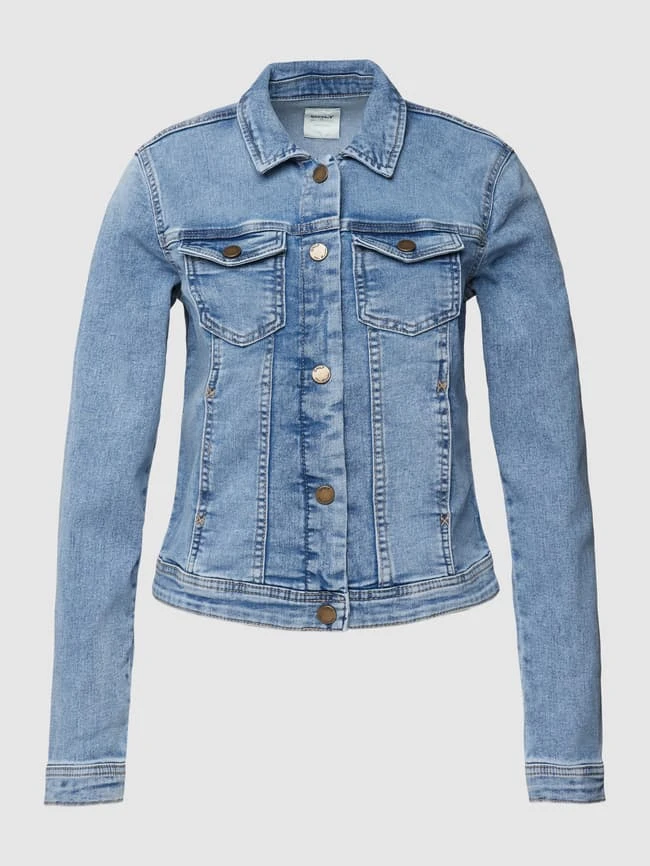 Only Jeansjacke Mit Brusttaschen Modell 'WESTA' - Hellblau 4 Only Jeansjacke Mit Brusttaschen Modell 'WESTA' - Hellblau – Bild 2