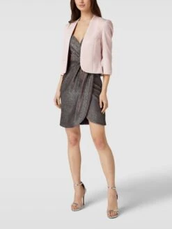 Christian Berg Cocktail Bolero Mit 1/2-Ärmel - Altrosa Meliert