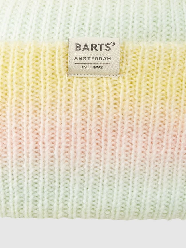 Barts Beanie Mit Allover-Muster - Hellgelb Meliert 4 Barts Beanie Mit Allover-Muster - Hellgelb Meliert – Bild 2