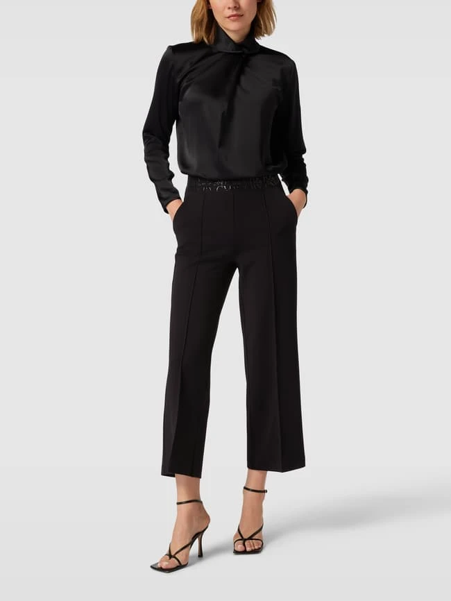 Cambio Stoffhose Mit Logo-Bund Modell 'Cameron' - Schwarz 3 Cambio Stoffhose Mit Logo-Bund Modell 'Cameron' - Schwarz