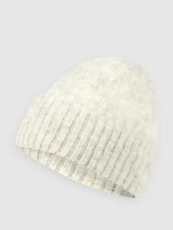 American Vintage Mütze Mit Alpaka-Anteil Modell 'East' - Silber Meliert