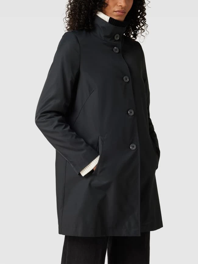 Christian Berg Woman Selection Mantel Mit Knopfleiste - Schwarz 6 Christian Berg Woman Selection Mantel Mit Knopfleiste - Schwarz – Bild 4