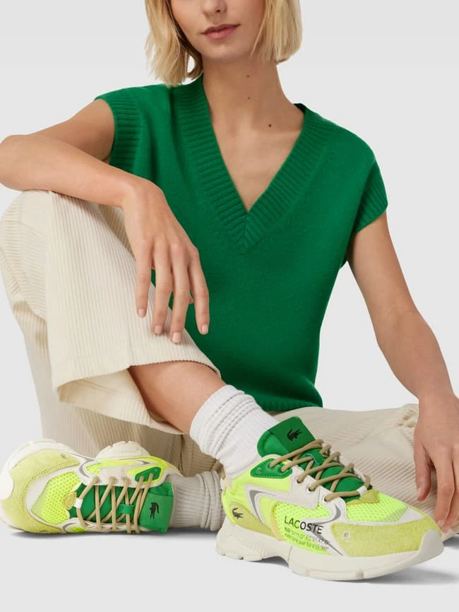 Lacoste Sneaker Mit Logo-Details Modell 'NEO' - Neon Gelb 3 Lacoste Sneaker Mit Logo-Details Modell 'NEO' - Neon Gelb