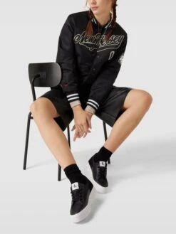 Calvin Klein Jeans Plateau-Sneaker Mit Label-Details - Schwarz