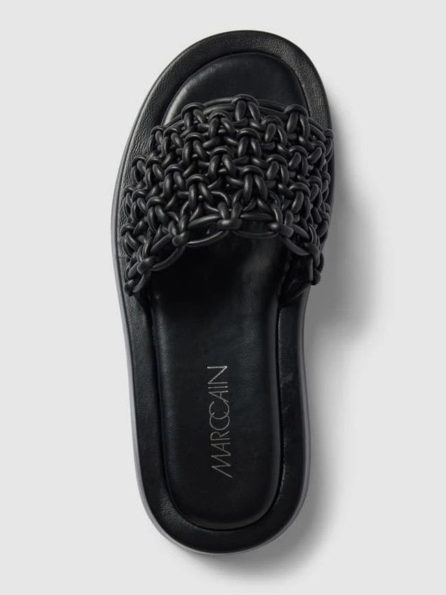 Marc Cain Bags & Shoes Pantoletten Mit Breitem Riemen - Schwarz 5 Marc Cain Bags & Shoes Pantoletten Mit Breitem Riemen - Schwarz – Bild 3