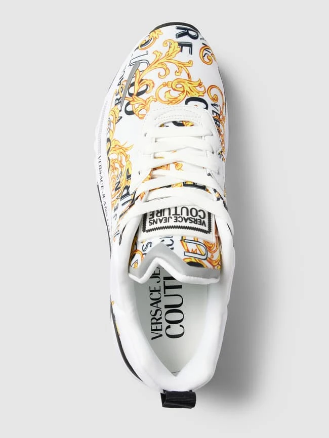 Versace Jeans Couture Sneaker Mit Allover-Muster Modell 'DYNAMIC' - Weiß 6 Versace Jeans Couture Sneaker Mit Allover-Muster Modell 'DYNAMIC' - Weiß – Bild 4