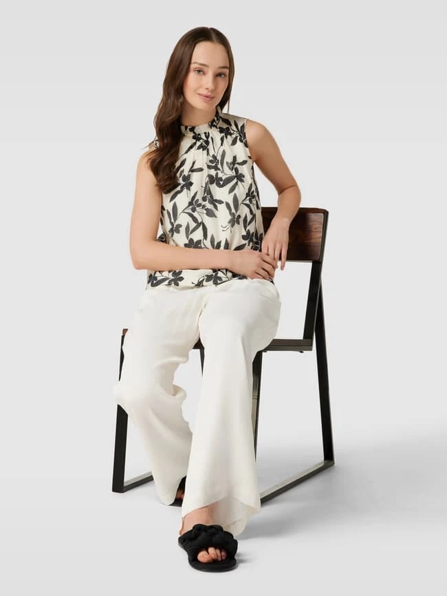 Jake*s Collection Blusentop Mit Floralem Muster - Ecru 3 Jake*s Collection Blusentop Mit Floralem Muster - Ecru