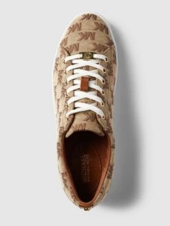 MICHAEL Michael Kors Sneaker Mit Allover-Label-Detail Modell 'KEATON' - Camel -Damenbekleidungsgeschäft 6h0jiga7a98j4d2g75844ji59d2l6h28al0jcia58p0kqj2gap73gi236p9koghi61a46ji29osj0dq9a0o6ce9o6dgmacj5chj3co9k6gpj4e9hc9j6ad9gccr34cr260omcc0