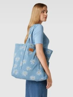 WOUF Shopper Mit Allover-Muster Modell 'Drew' - Jeans