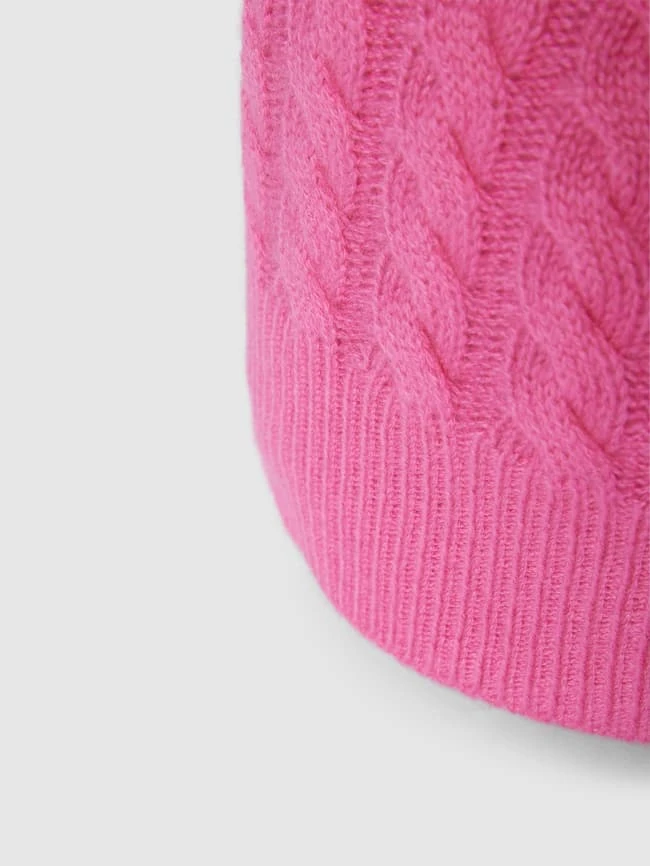 Christian Berg Woman Strickmütze Aus Kaschmir - Pink 4 Christian Berg Woman Strickmütze Aus Kaschmir - Pink – Bild 2