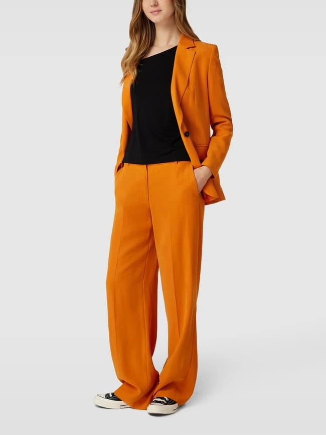 Jake*s Collection Anzughose Mit Haken- Und Reißverschluss - Orange 3 Jake*s Collection Anzughose Mit Haken- Und Reißverschluss - Orange