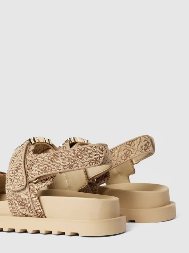 Guess Sandalen Mit Label-Detail Modell 'FABELIS' - Beige 4 Guess Sandalen Mit Label-Detail Modell 'FABELIS' - Beige – Bild 2