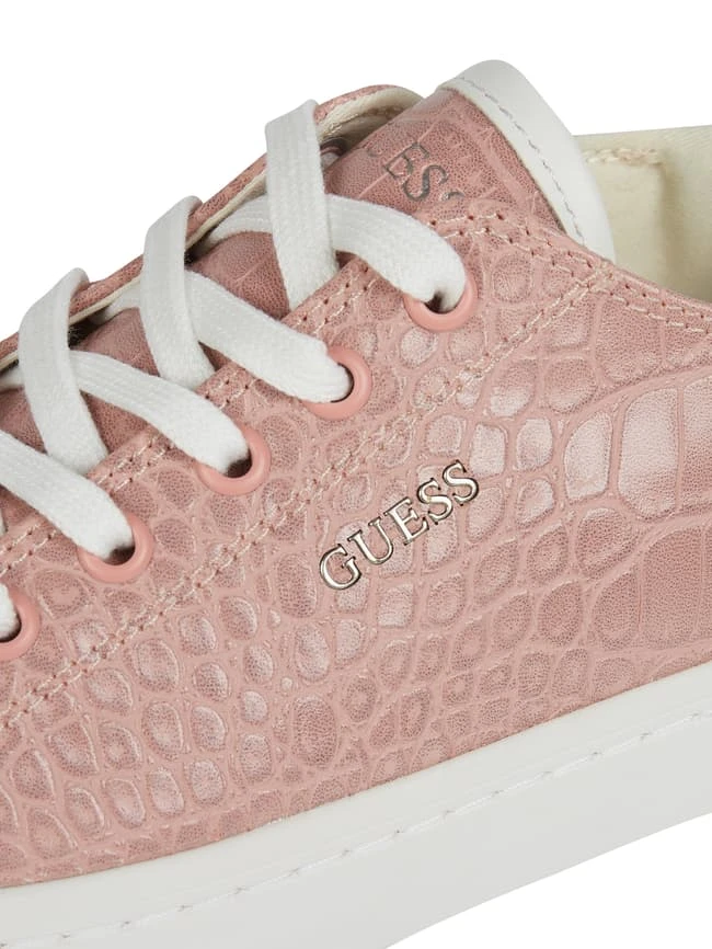 Guess Sneaker In Leder-Optik Modell 'Ester' - Pink 4 Guess Sneaker In Leder-Optik Modell 'Ester' - Pink – Bild 2