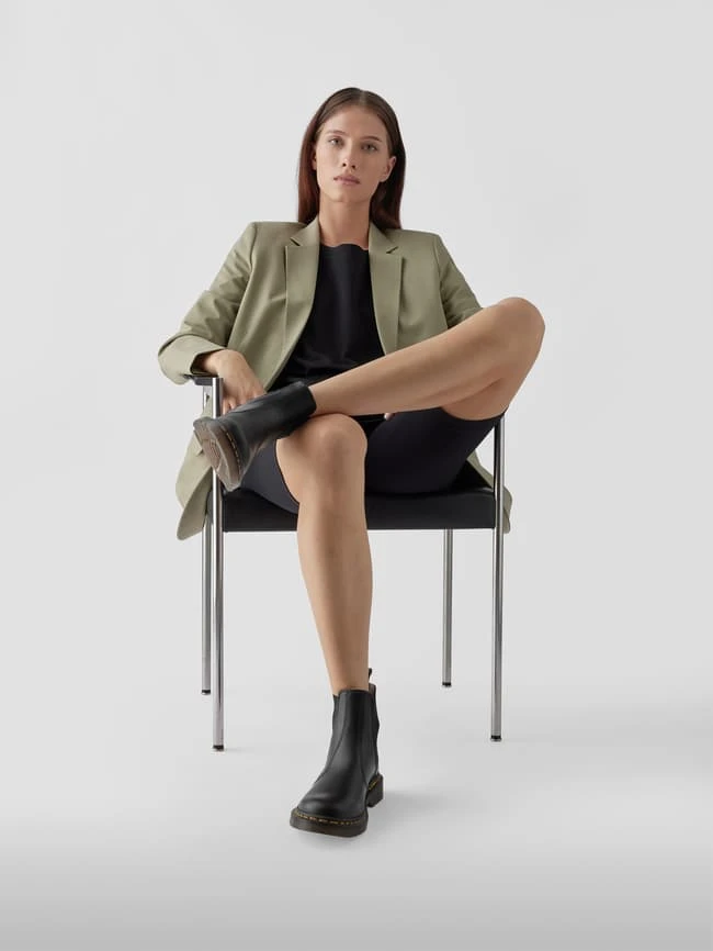 Dr. Martens Chelsea Boots Aus Leder Modell '2976' - Schwarz 3 Dr. Martens Chelsea Boots Aus Leder Modell '2976' - Schwarz