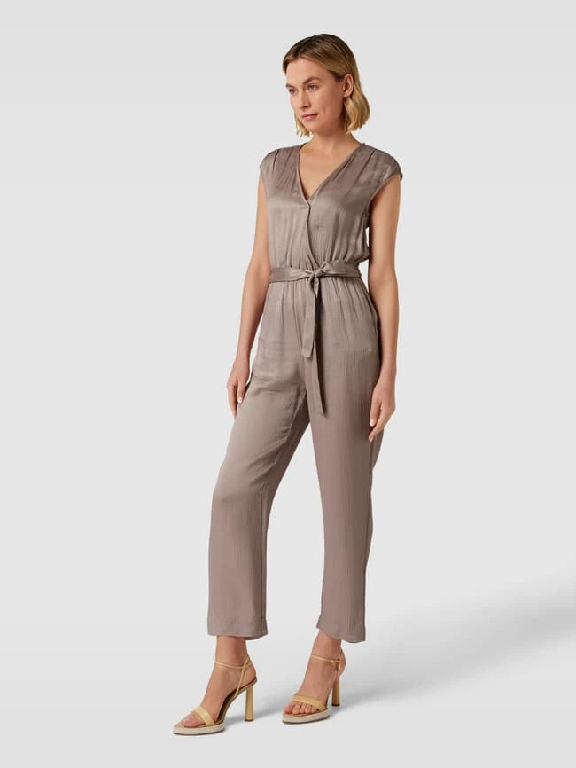 Jake*s Collection Jumpsuit Mit Strukturmuster - Mittelgrau 3 Jake*s Collection Jumpsuit Mit Strukturmuster - Mittelgrau