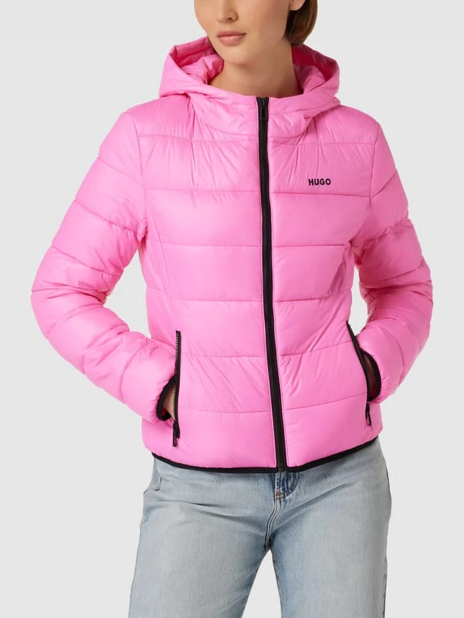 HUGO Jacke Mit Label-Print Modell 'FAMARA' - Pink 6 HUGO Jacke Mit Label-Print Modell 'FAMARA' - Pink – Bild 4