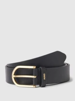 HUGO Ledergürtel Mit Dornschließe Modell 'Zoey' - Schwarz
