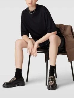 Only Penny-Loafer In Leder-Optik Modell 'BETTY-4' - Schwarz