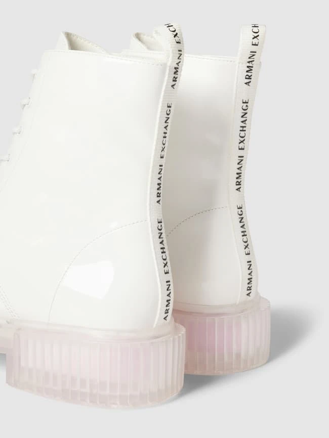 ARMANI EXCHANGE Schnürboots In Leder-Optik - Weiß 5 ARMANI EXCHANGE Schnürboots In Leder-Optik - Weiß – Bild 3