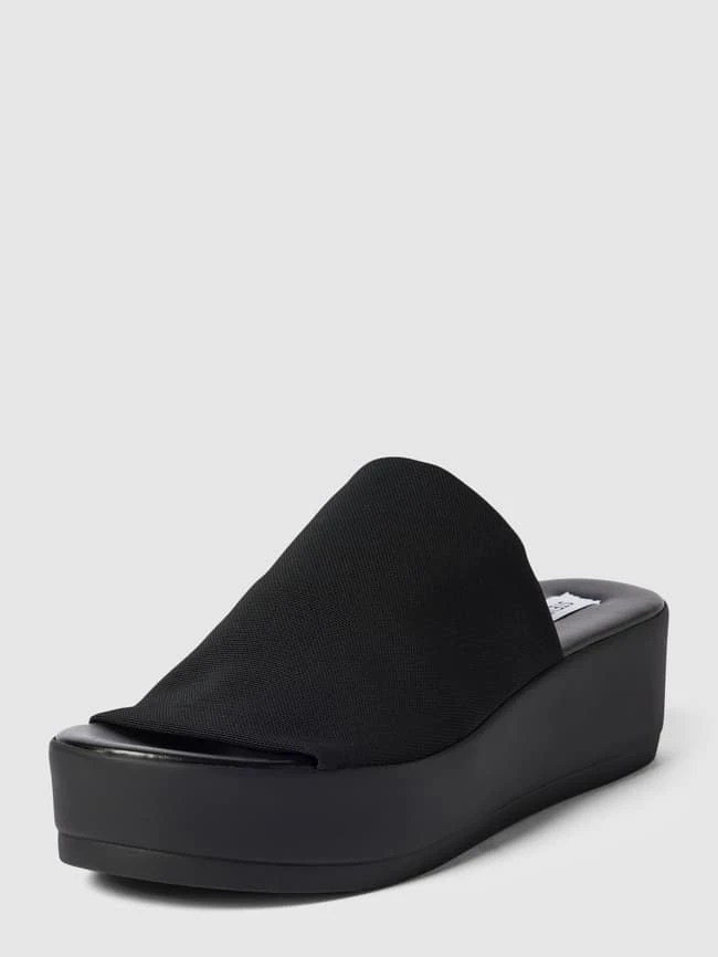 Steve Madden Pantoletten Mit Plateausohle Modell 'SLINKY' - Schwarz 4 Steve Madden Pantoletten Mit Plateausohle Modell 'SLINKY' - Schwarz – Bild 2