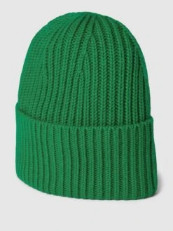 Opus Mütze In Strick-Optik Modell 'Adesi' - Grün