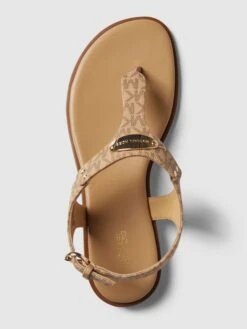 MICHAEL Michael Kors Sandalen Mit Label-Print Modell 'THONG' - Cognac -Damenbekleidungsgeschäft 6p6k6h9o69652dqjad15aiif8p7kejpp8gr50c2h695l2ipk64r30c289d8kacpi9tb38jpn74sj8di374o34ob574o3ee1mcgsjep9k64sjaohjcorjid1ncpgm2ohgc9j32oo