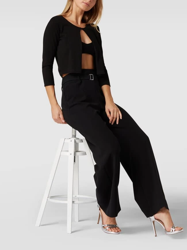 Jake*s Cocktail Bolero Mit Rückseite Aus Chiffon - Schwarz 3 Jake*s Cocktail Bolero Mit Rückseite Aus Chiffon - Schwarz