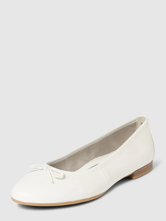 Tamaris Ballerinas Mit Zierschleife - Weiß 4 Tamaris Ballerinas Mit Zierschleife - Weiß – Bild 2