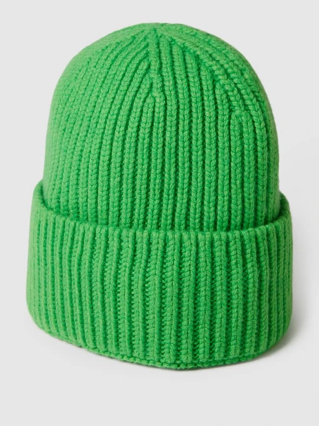 Unio Beanie Mit Breitem Umschlag Modell 'Mika' - Grün 3 Unio Beanie Mit Breitem Umschlag Modell 'Mika' - Grün
