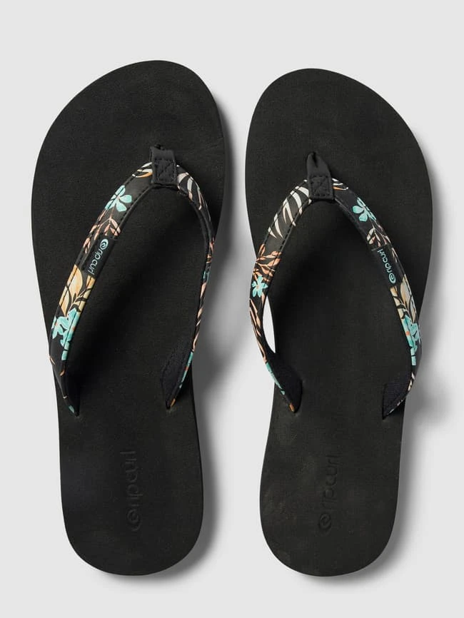 Rip Curl Zehentrenner Mit Label-Detail Modell 'FREEDOM' - Schwarz 5 Rip Curl Zehentrenner Mit Label-Detail Modell 'FREEDOM' - Schwarz – Bild 3