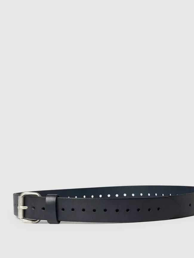 Marc O'Polo Gürtel Mit Label-Detail Modell 'Eika' - Dunkelblau 4 Marc O'Polo Gürtel Mit Label-Detail Modell 'Eika' - Dunkelblau – Bild 2